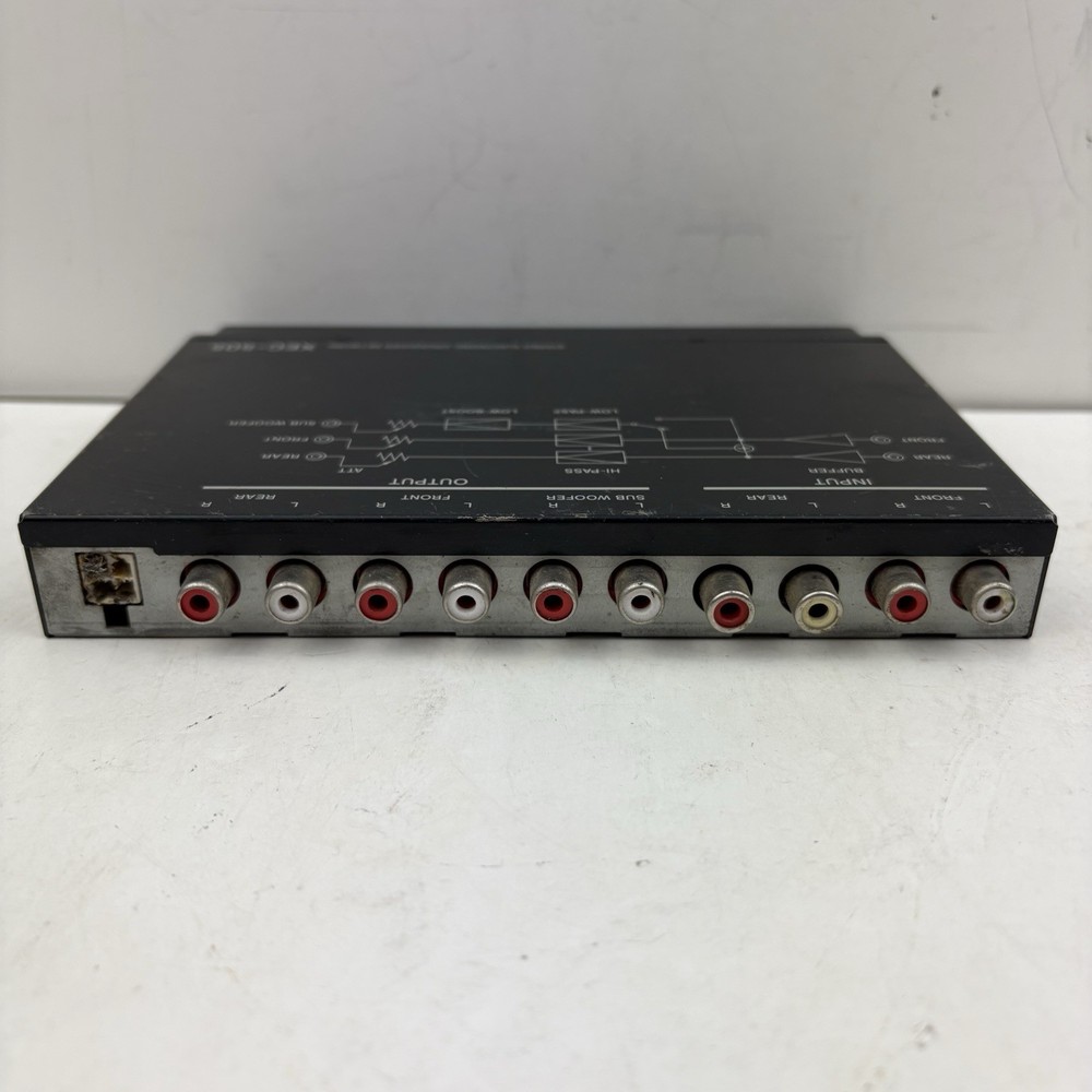 For Parts Untested Sony XEC-505 Stereo Electronic Crossover Network