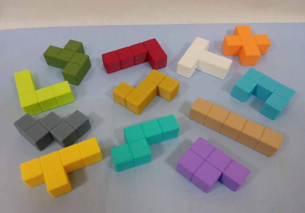 3-D Printed Pentominoes Puzzle