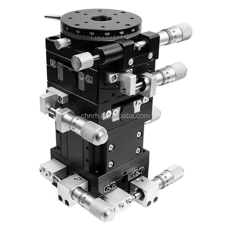 Six-Axis Combination Type 60x60 Table Optical Micro-Adjustment Platform