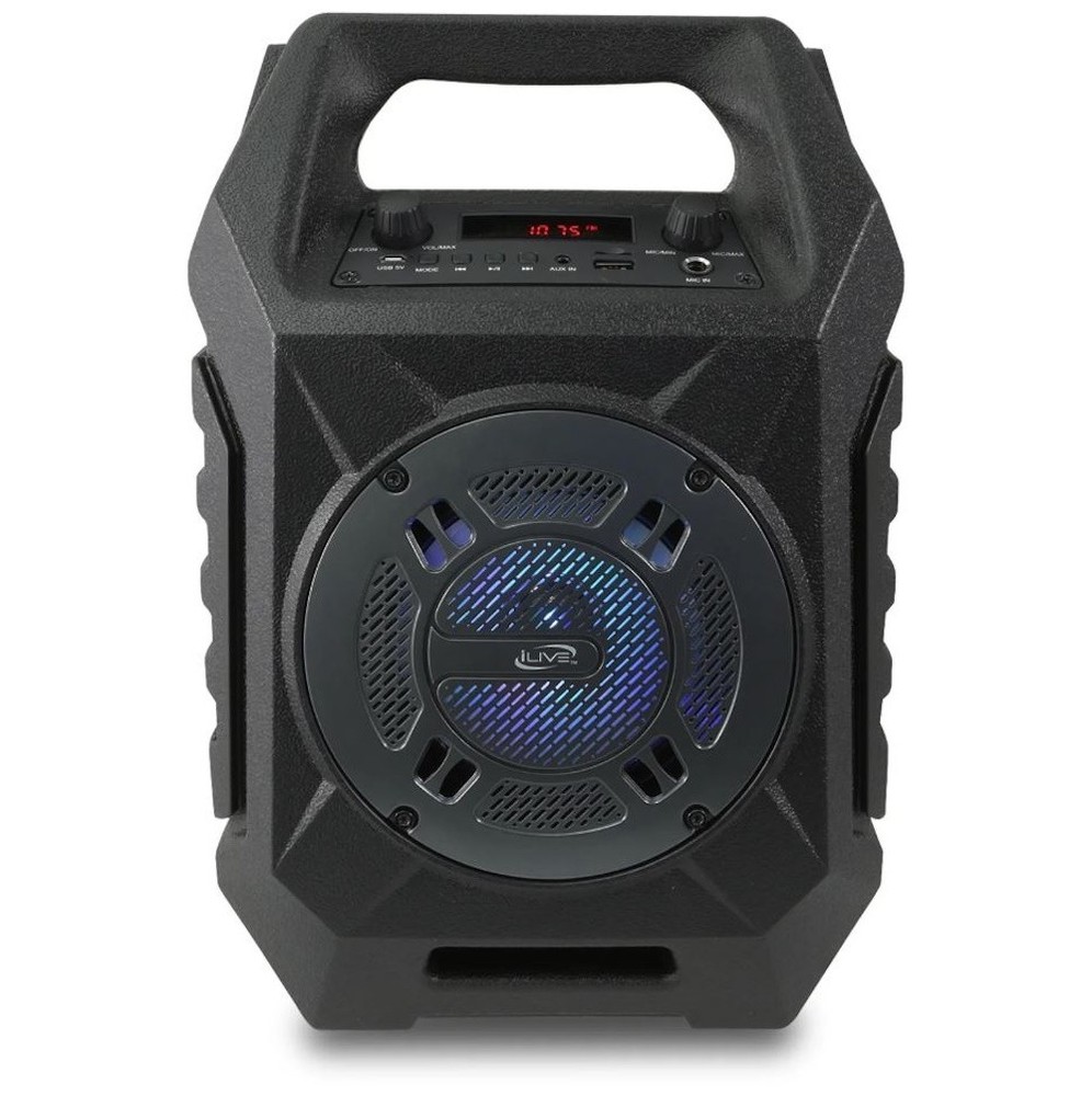 iLive Tailgate ISB408B Portable Bluetooth Speaker - Black
