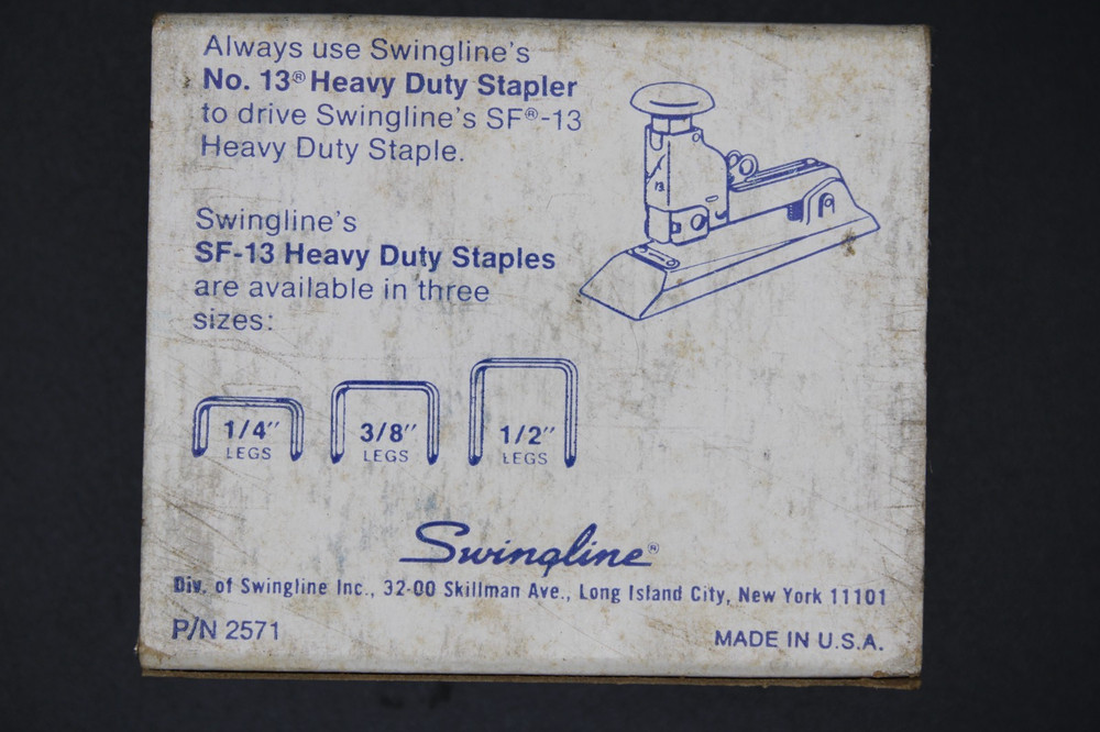 Swingline No. SF-13 - 1/4" Staples