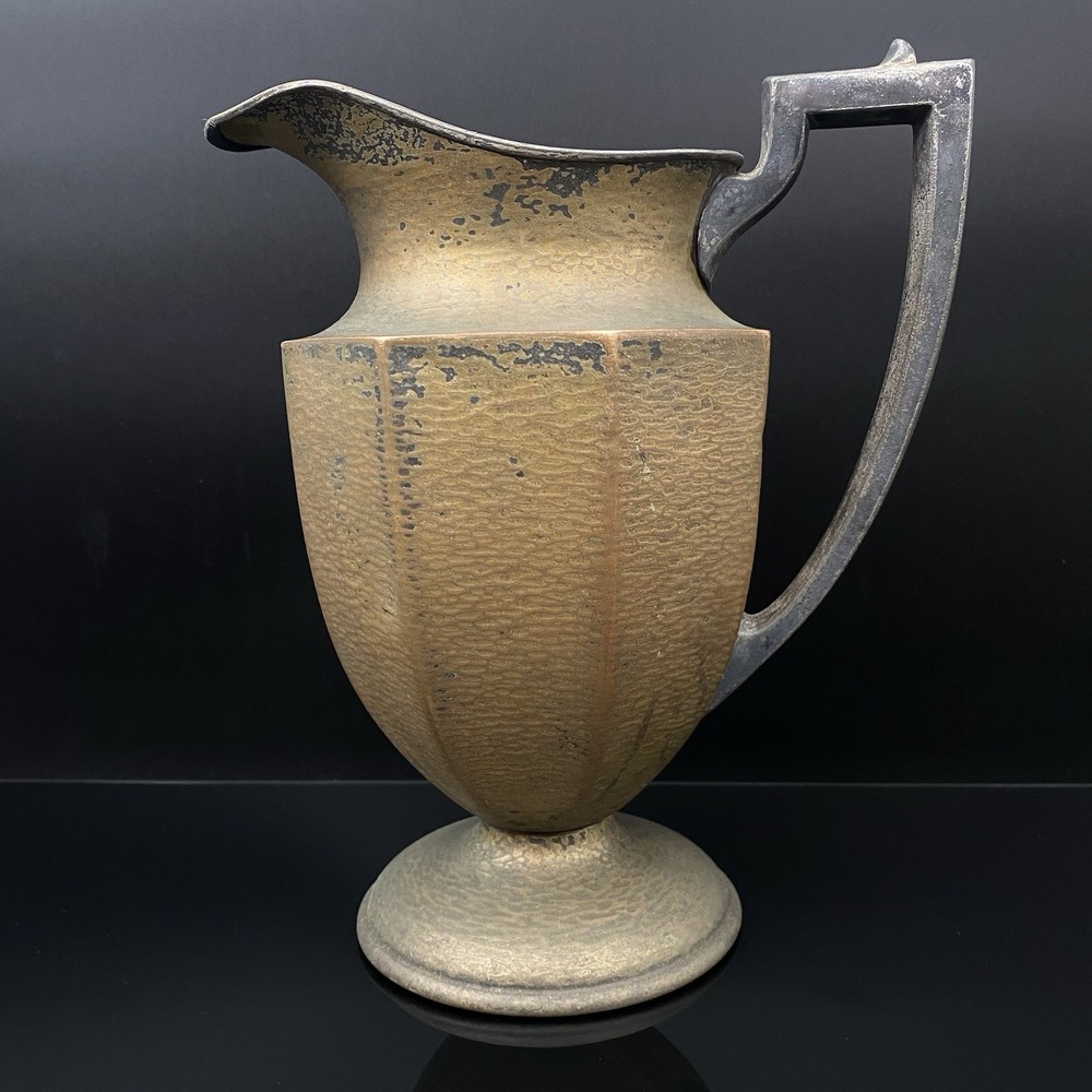 American Sheffield E.P.N.S. Hammered Pitcher 10”