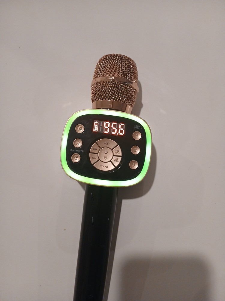 The Singing Machine Carpool Karaoke Wireless & Bluetooth Microphone #CPK565R