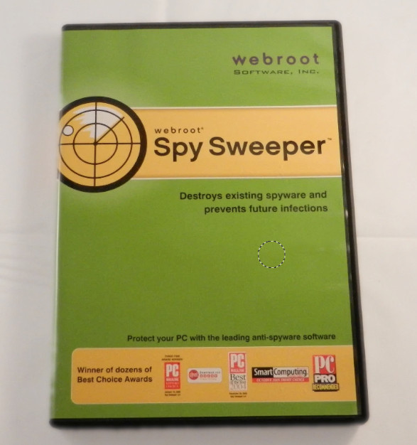 WEBROOT Spy Sweeper Spyware Software CD+Code 2003-2005 Windows 98 SE/2000/ME/XP