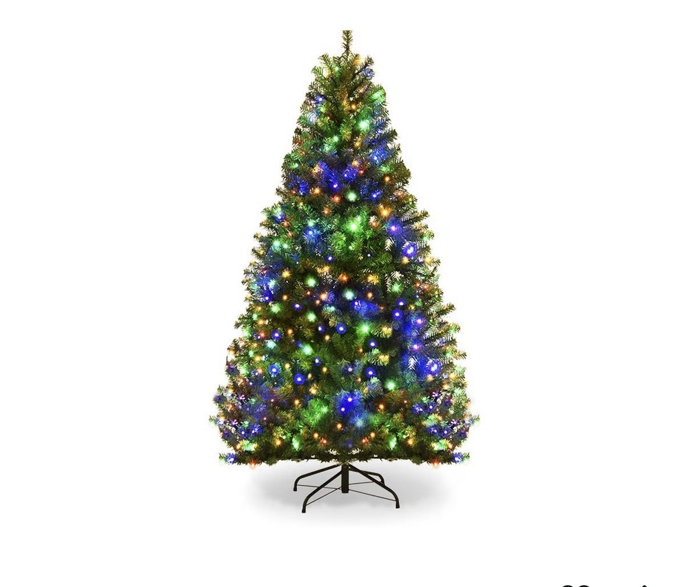 christmas tree with lights