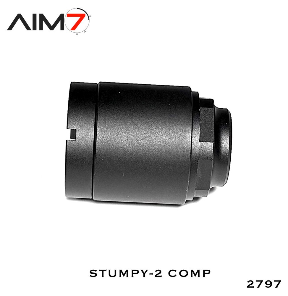Aim7 STUMPY-2 9mm & 22LR & .40Cal Linear Comp 3 PCS muzzle brake