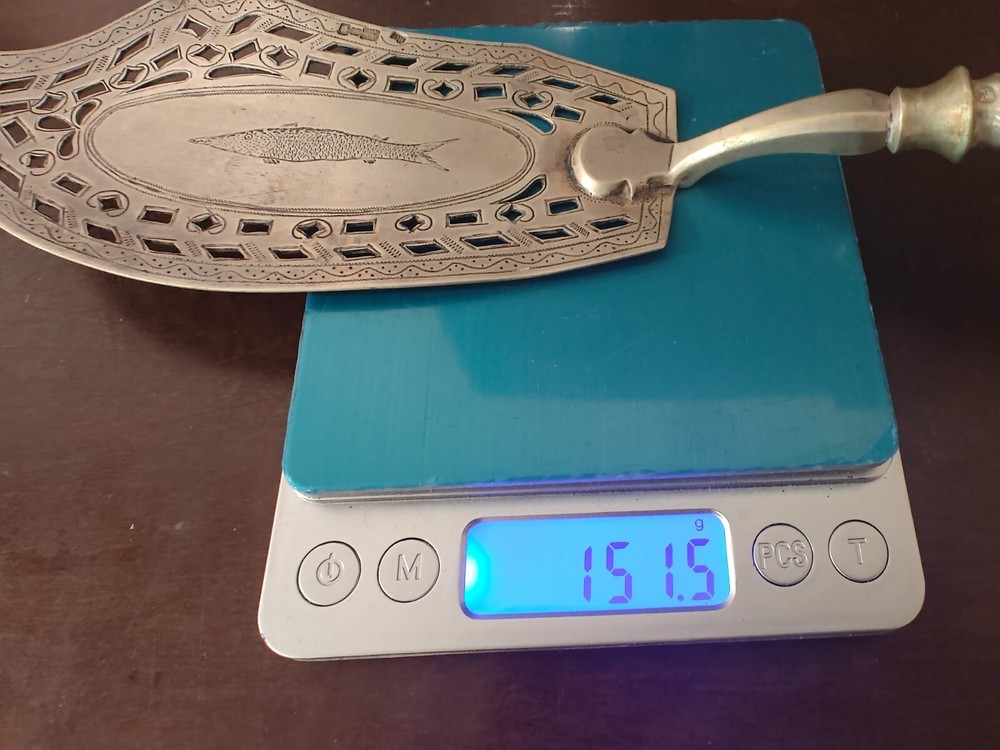 Russian silver 84 Spatula for fish