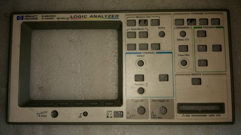 Front Panel for HP-54620C Logic Analyzer