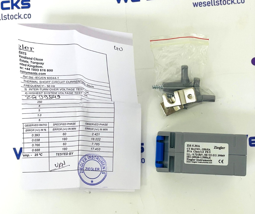 ZIEGLER ZiS 5.30A Current Transformer