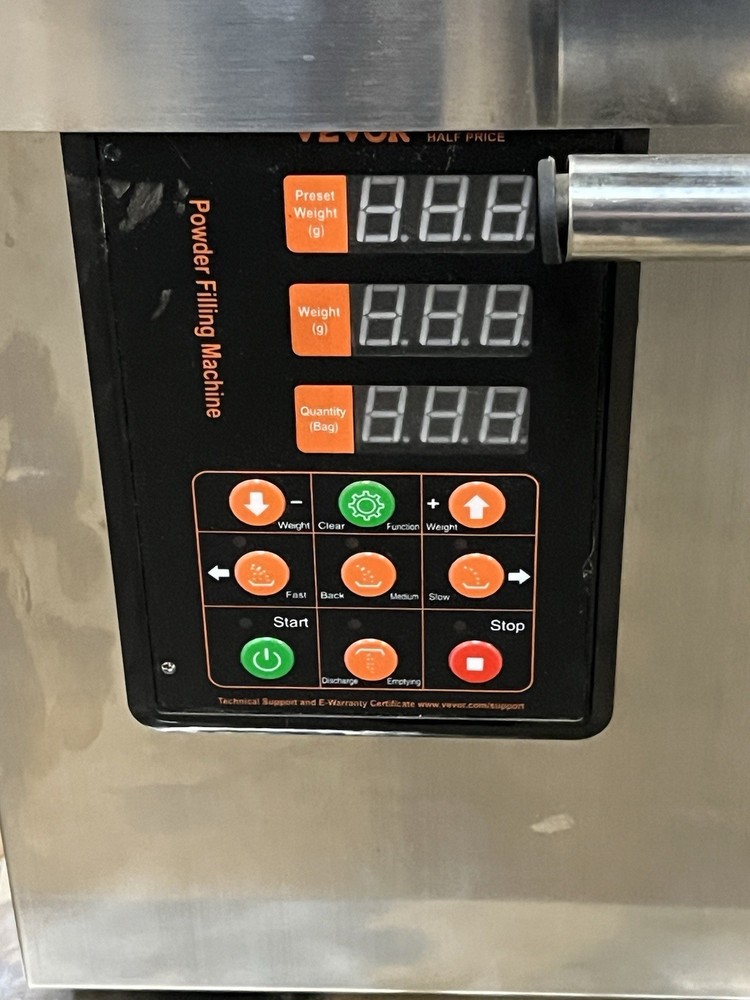 VEVOR Automatic Particle Packaging Machine 1-100g Powder Filler Multi-Function