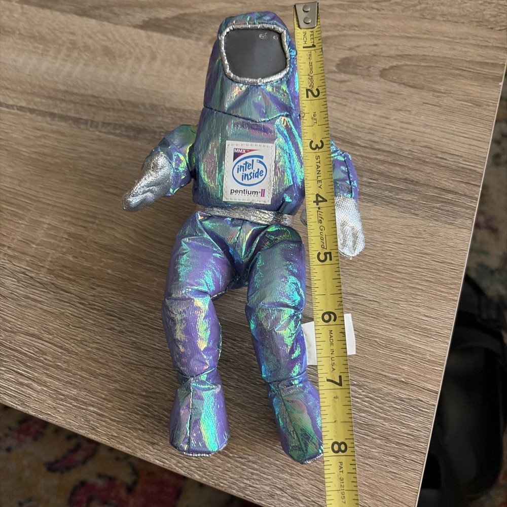 Vintage Intel Inside BUNNY PEOPLE 1997 Pentium II Processor IT Computer Plush 8”