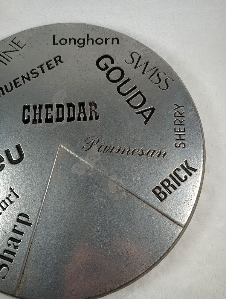 Pewterex 10" Round Cheese Plate / Server - Embossed Kitchenware