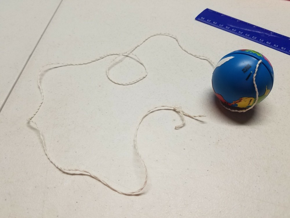 Vintage Yoyo Globe NO FLAT EARTH HERE