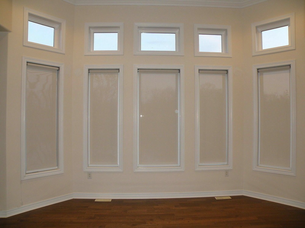 Customized RF Remote controlled Motorized Electric solar mesh roller Shades