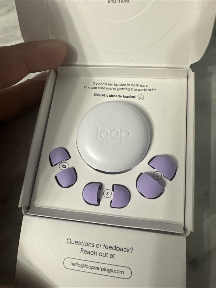 Loop Quiet 2 Earplugs Violet Noise Canceling Earbuds