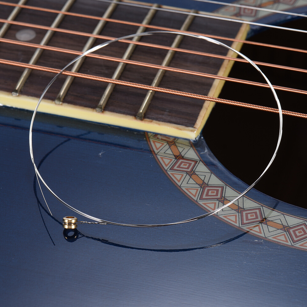 Orphee Single String for Acoustic Folk Guitar 1st E-String (.010) 10-Pack Q5I7