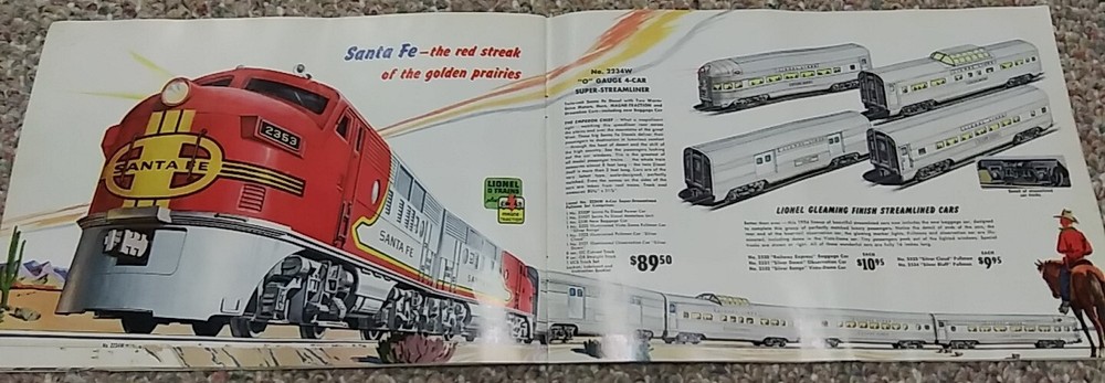 LIONEL 1954 CATALOG