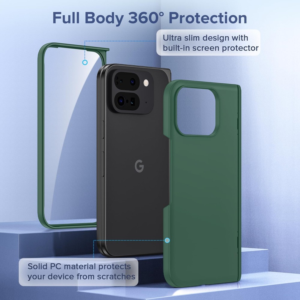 VEGO Google Pixel 9 Pro Fold Slim Case Hinge & Screen Protector