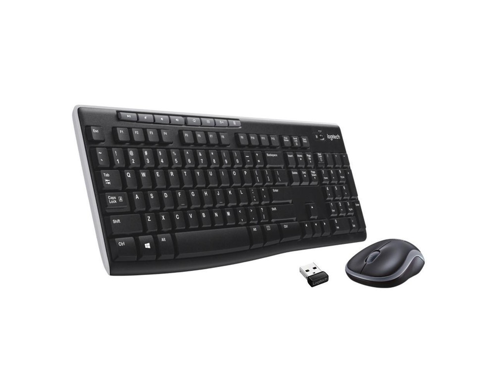 Logitech MK270 Wireless Keyboard And Mouse Combo For Windows, 2.4 GHz Wireless,
