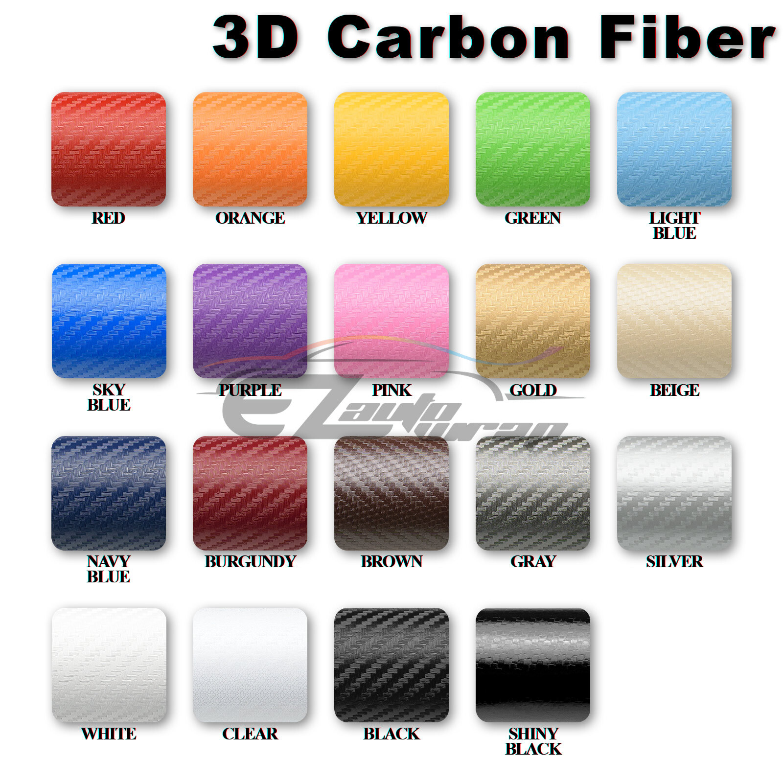 3D Carbon Fiber Matte Textured Vinyl Wrap Sticker Decal Air Release Bubble Free