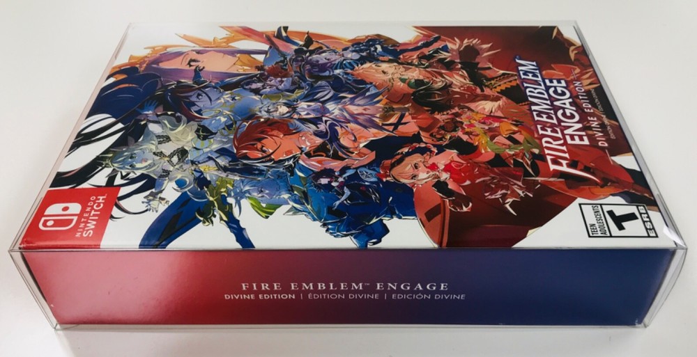 1PC Protector Box For Nintendo Switch. NTSC FIRE EMBLEM ENGAGE DIVINE EDITION.