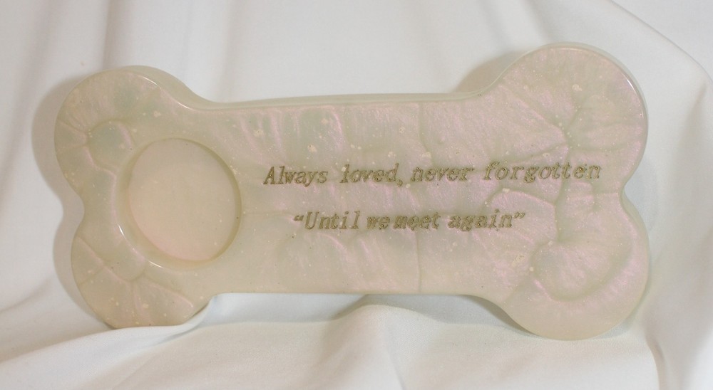 Handmade Epoxy Resin Bone Shape Pet Memorial