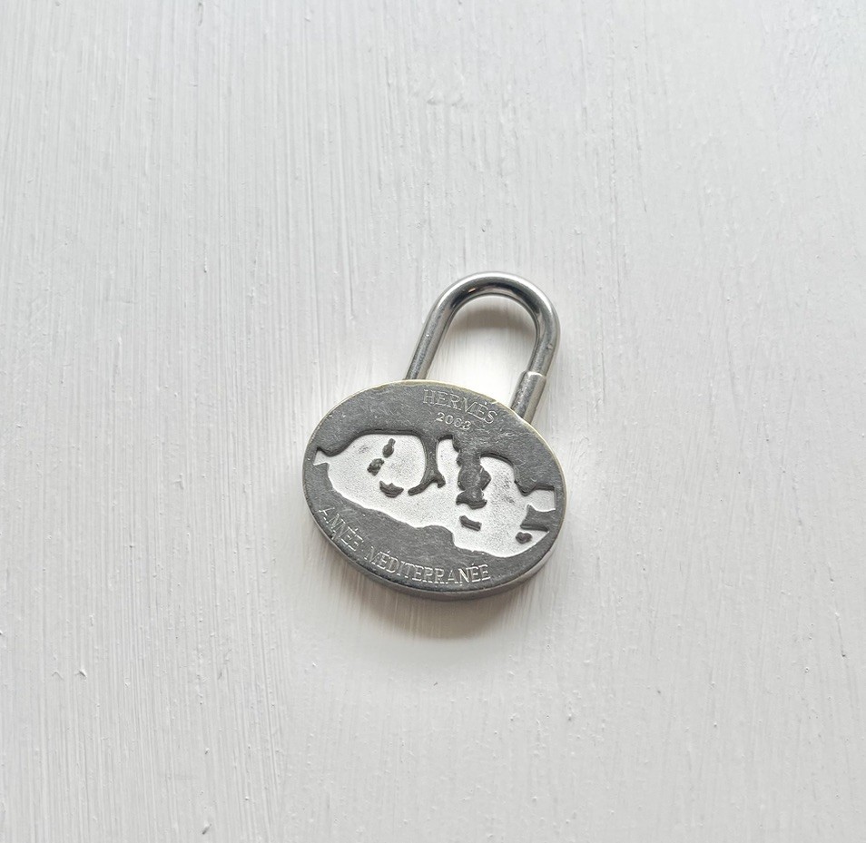 Authentic HERMES Cadena Lock Charm 2003 "ANNEE MEDITERRANEE" - Pre-owned