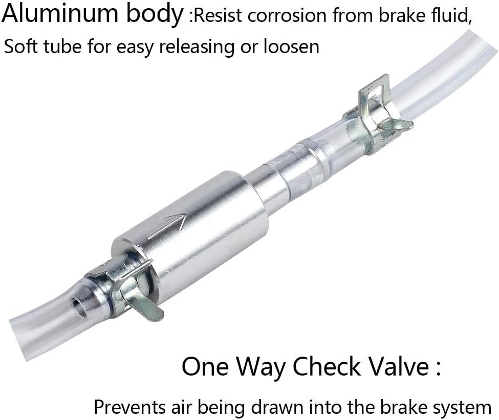 Efficient Brake Bleeder Tool Kit with Check Valve for Motorcycle Maintenance
