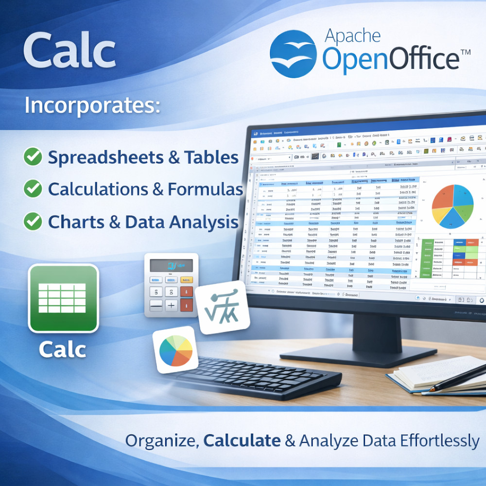 Apache OpenOffice Ultimate Version USB + DVD | Office Suite for Windows