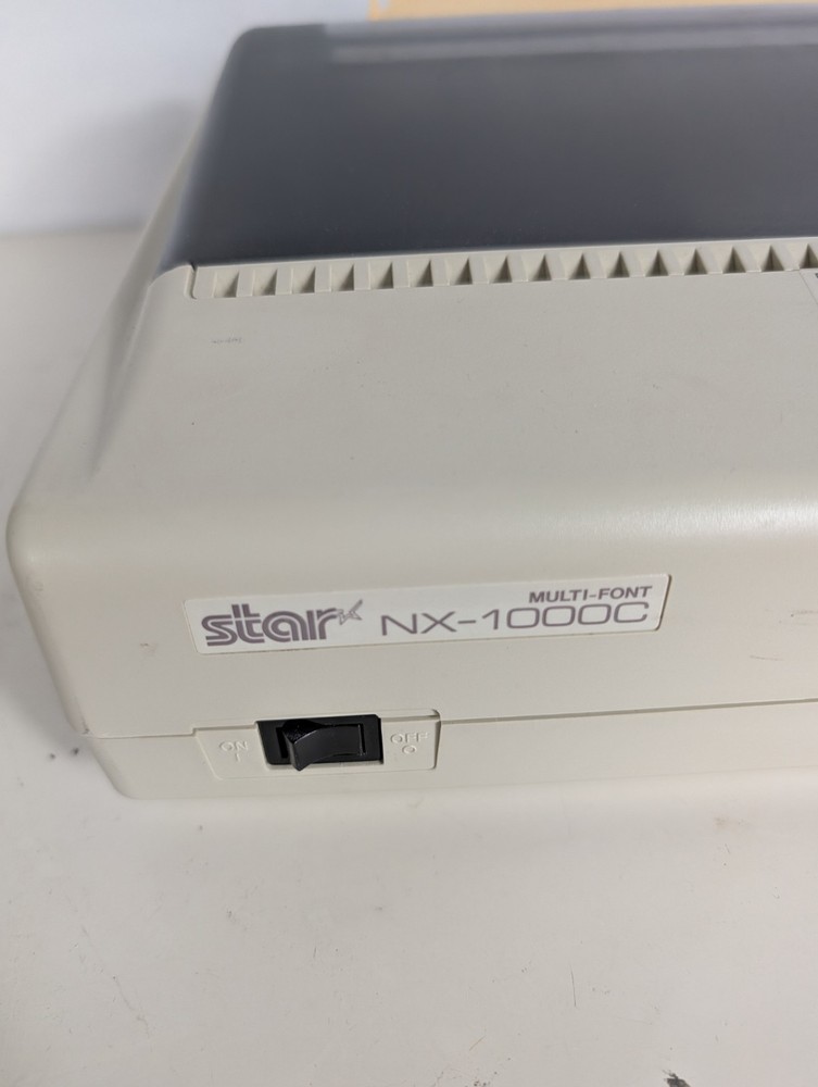 Star Micronics NX-1000C Dot Matrix Multi-Font Printer Commodore 64 Tested! Retro