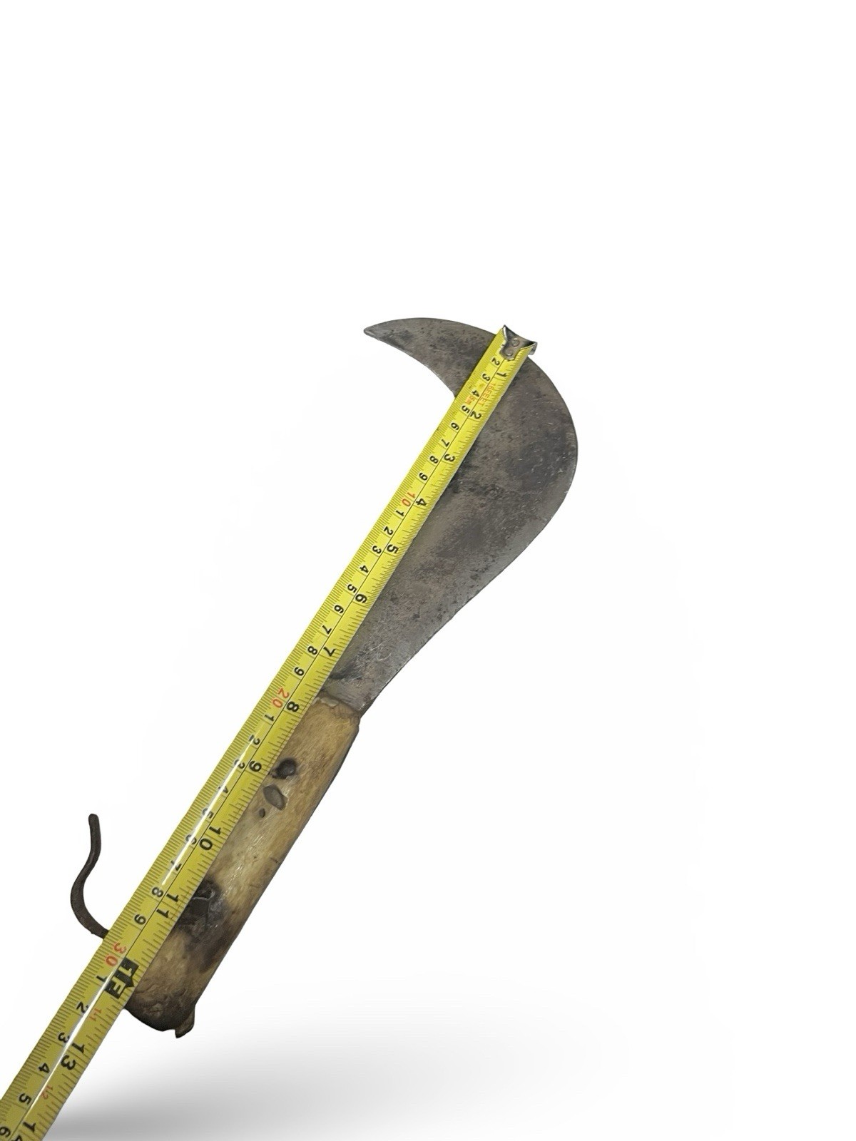 Vintage Billhook Curved Blade Machete Sickle Tobacco Knife Tool Farm 12”