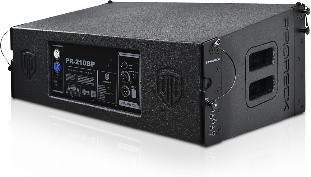 PRORECK Dual 10'' Powered DJ Line Array Speaker Full Range 5000W P.M.P.O