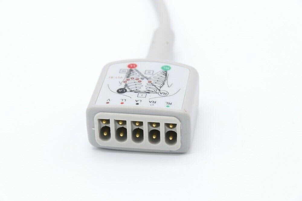 GE Healthcare Vivid 7 11 Pin 3/5 Leads Trunk ECG Cable - Same Day Shipping
