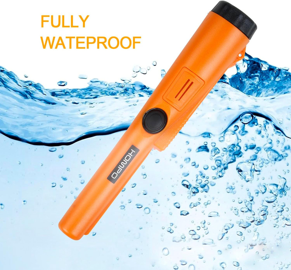 Metal Detector Pinpointer - Fully Waterproof Handheld Pin Pointer Wand, High Acc