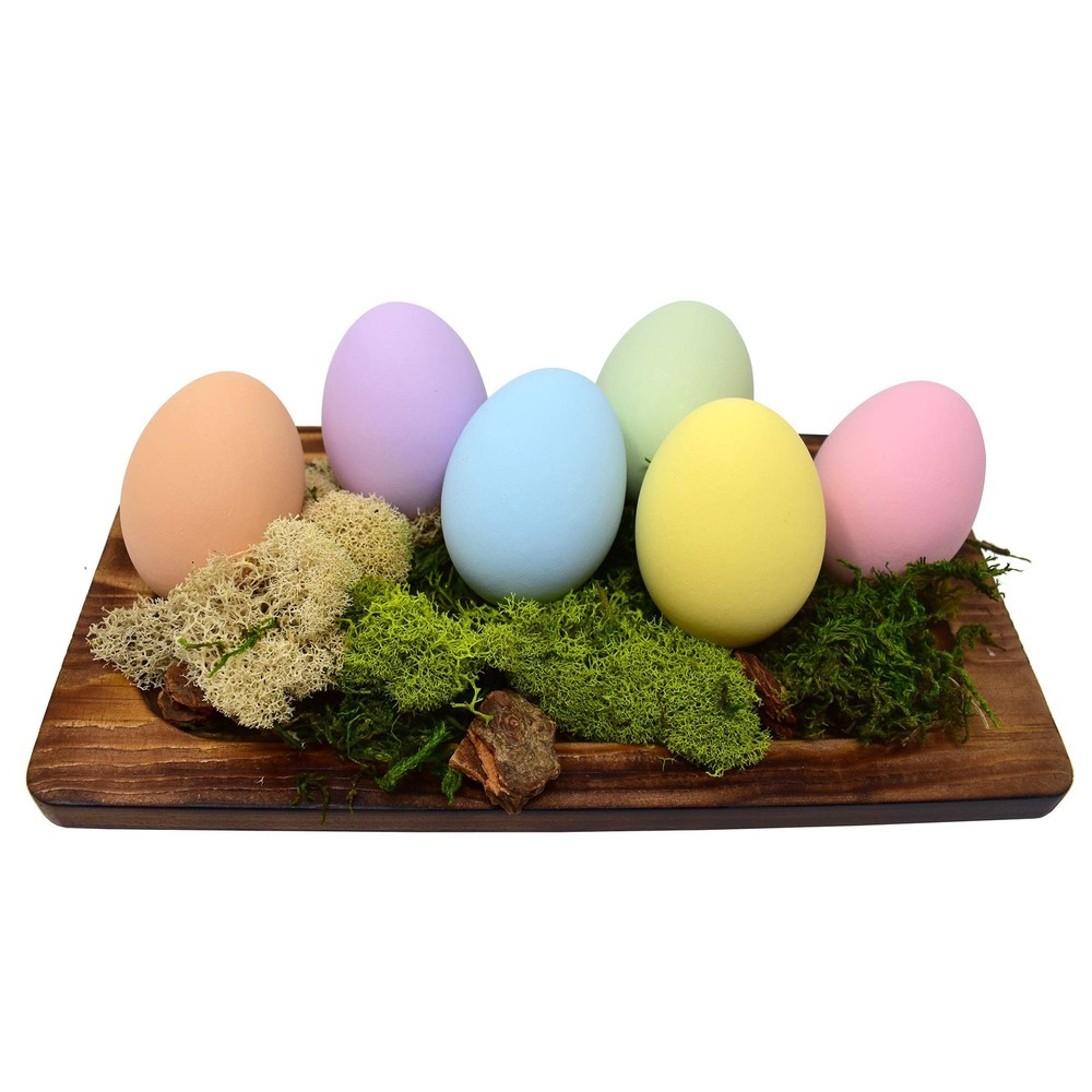 Ceramic Nest Eggs 6-Pack (Pastel)