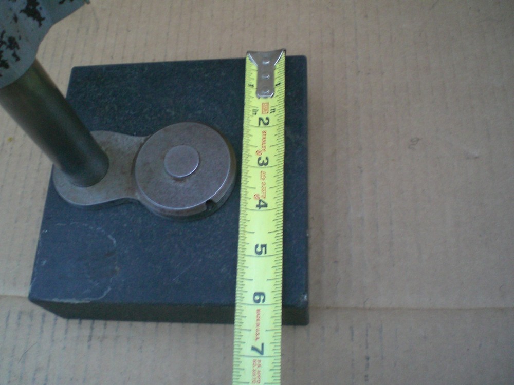 6 x 6 in Granite Comparator stand No indicator