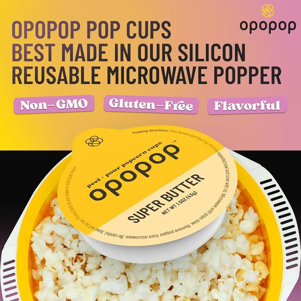 Convenient Butter Popcorn Cups Pack