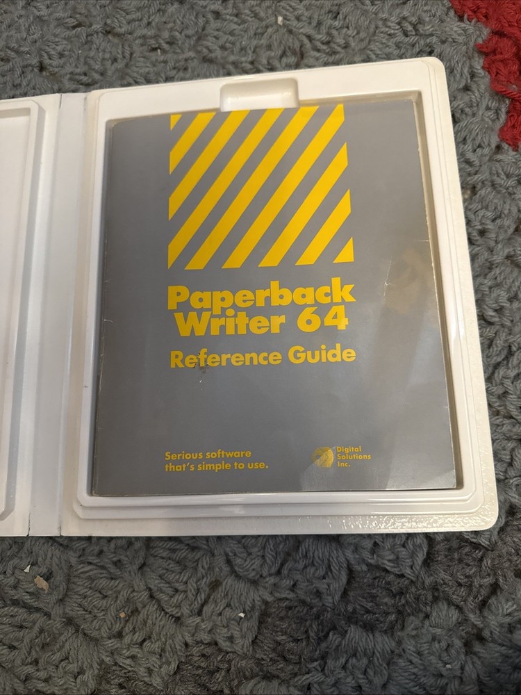 Digital Solutions Software Paperback Writer 64 Complete Commodore 64 C64