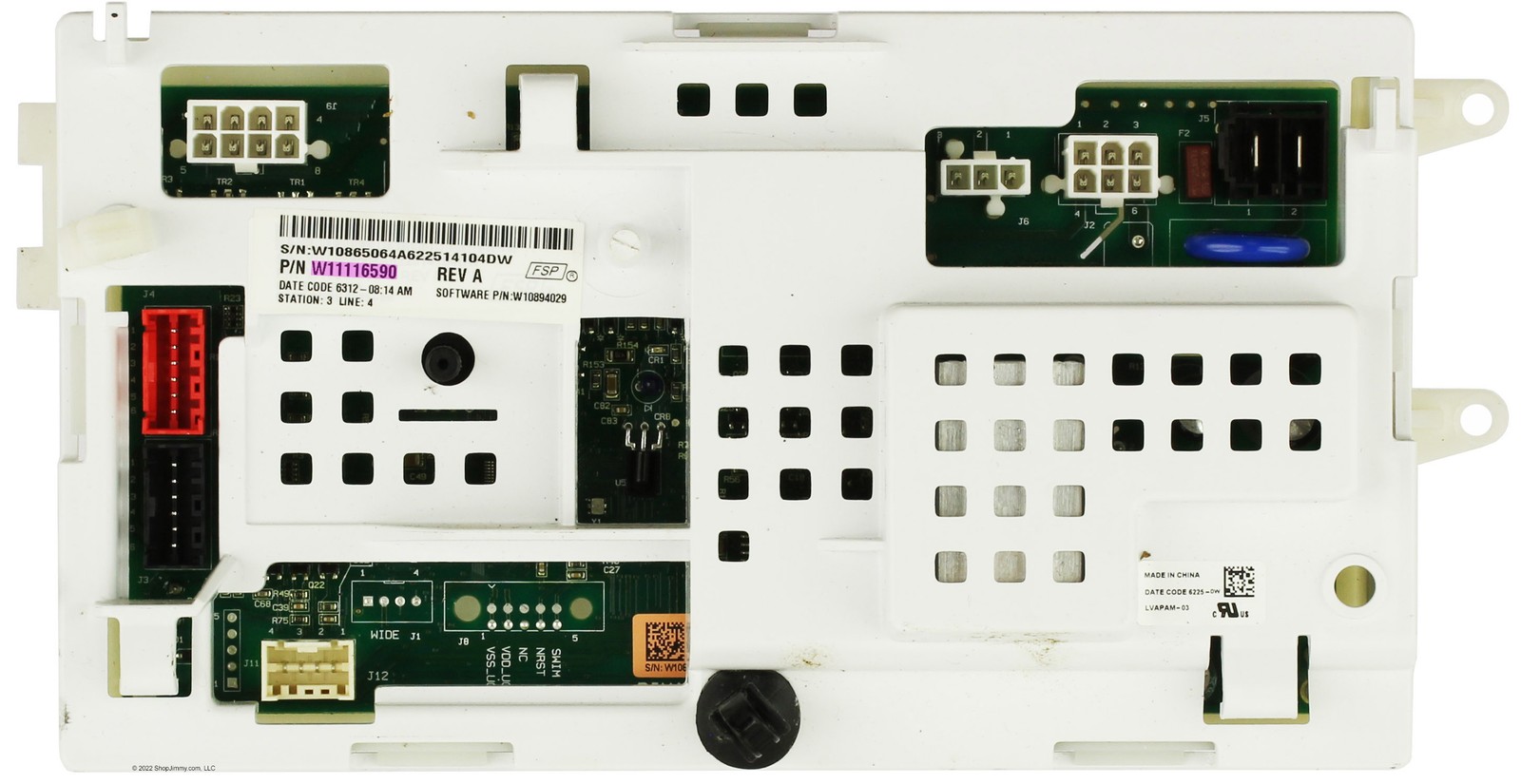 Whirlpool W11116590 Washer Control Board