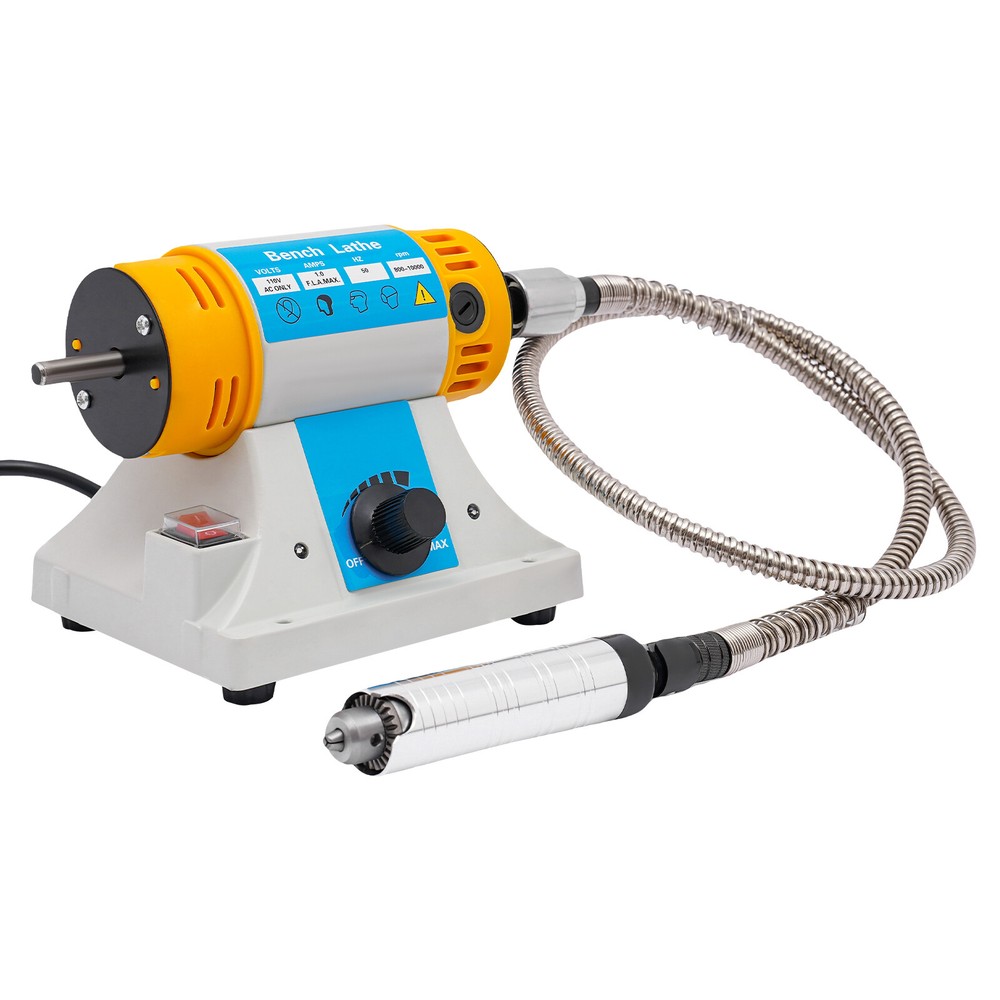 Jewelry Bench Buffer Polisher with Adjustable Speed & Accessory Kit