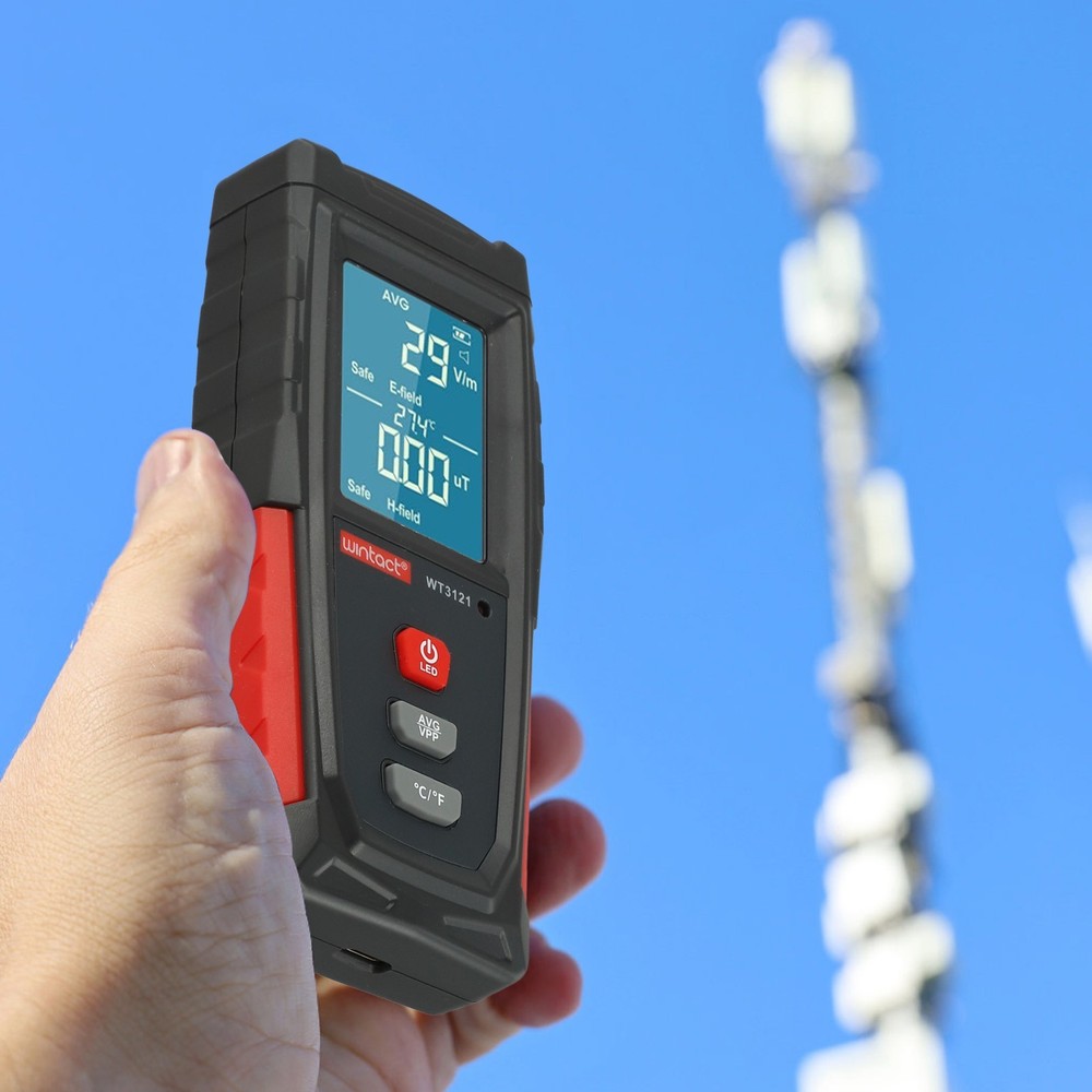 Dual Function Digital EMF Meter for Comprehensive Radiation Assessment