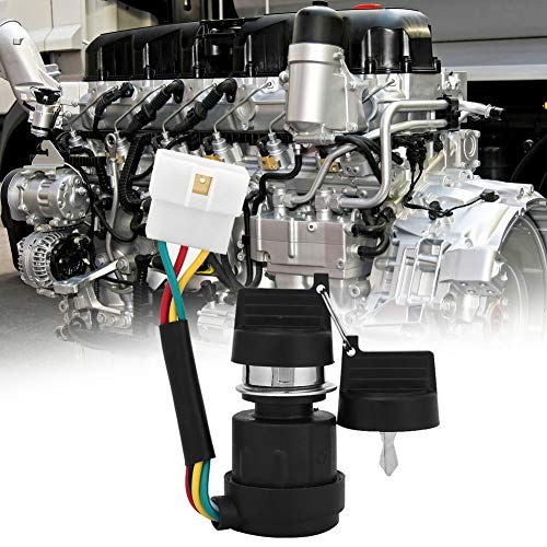 5 Wire Ignition Starter Switch with 2 Keys for 178F/186F Engine Air-Cooled
