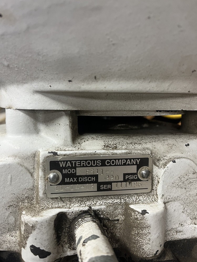 Waterous F511-a Foam Pump Complete