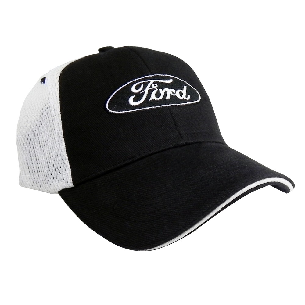 Ford Logo Black Mesh Baseball Cap