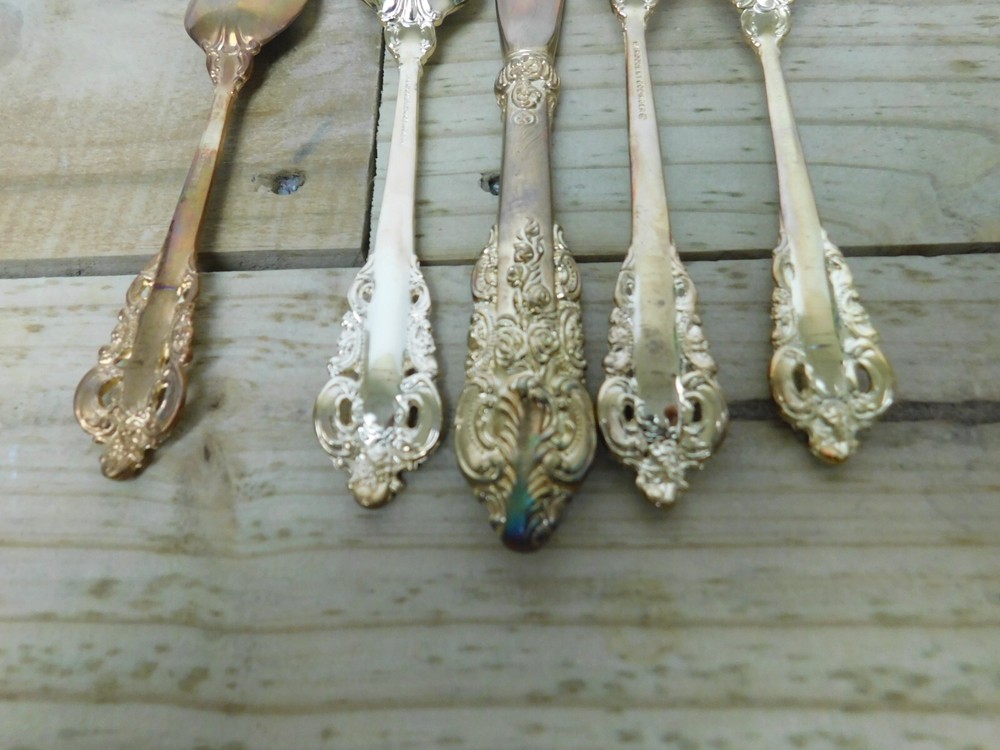 Baroque By Godinger Silver Plated Place 5 Piece Place Setting