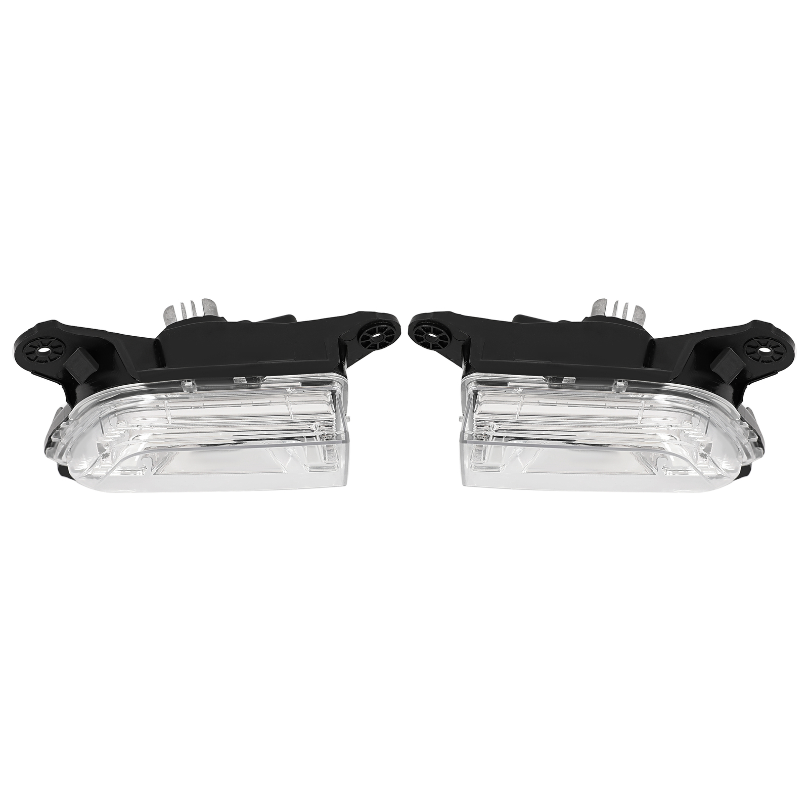 Pair Fog Lights Clear LED DRL w/ Wiring For 2019-2021 2022 Chevy Silverado 1500
