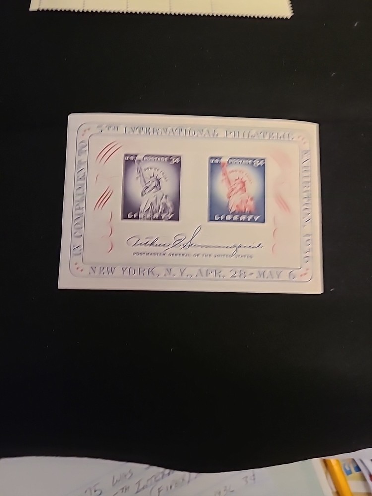 3 International Philatatelic Souvenir Sheets 1936- 1956- 1978 MintNH