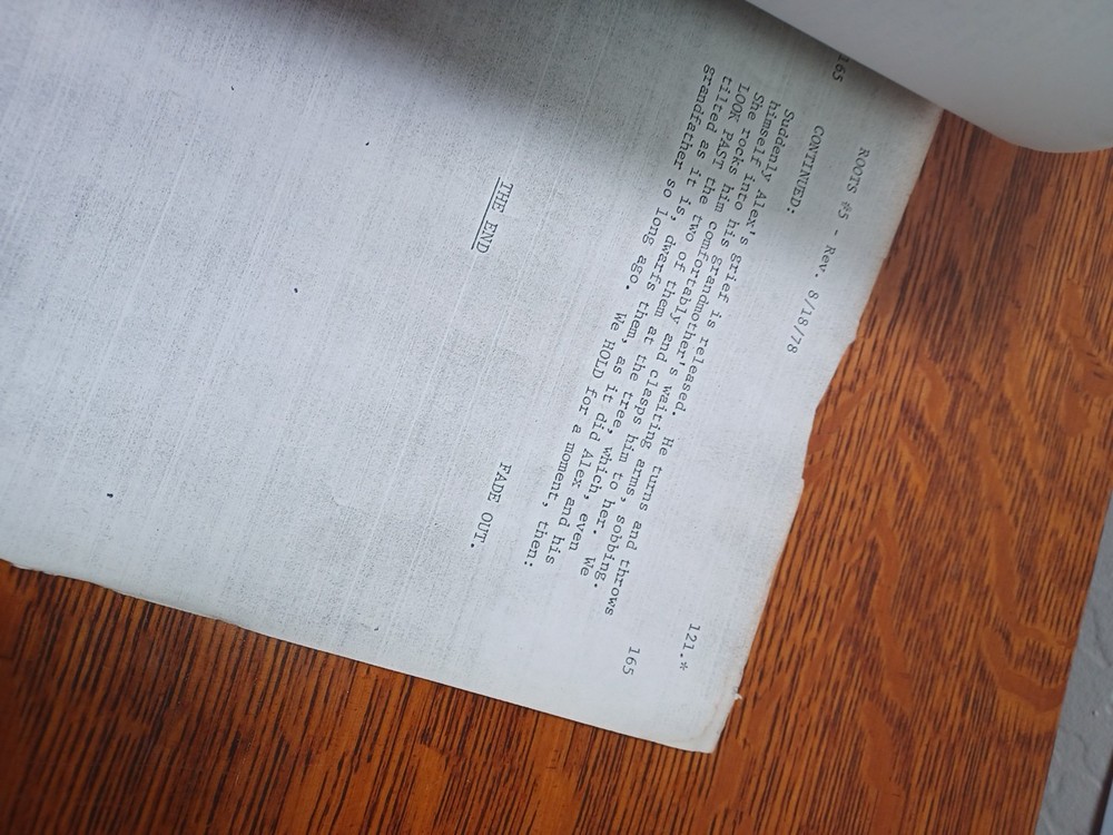 1978 ORG Script " Roots the Next Generation " Show # 5 JRR37