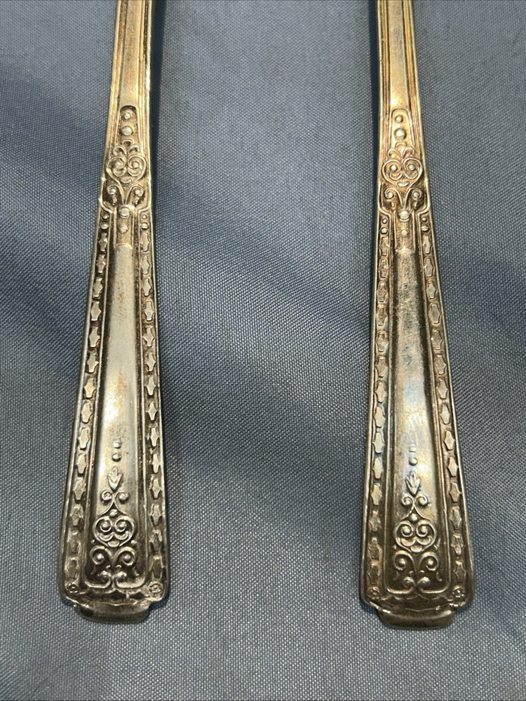 4 Vintage WB Silver Plated Tablespoons