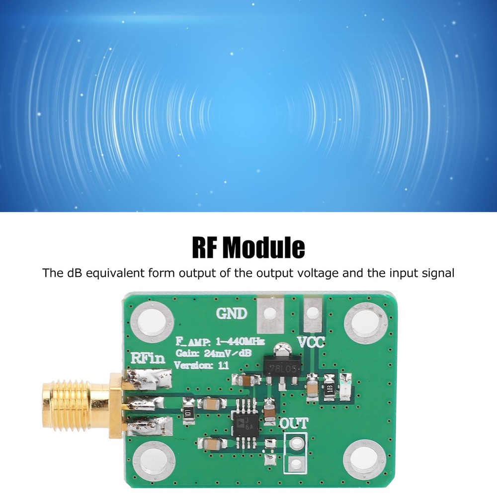 High Frequency RF Power Meter Module For Detection Control In Wireless Communica